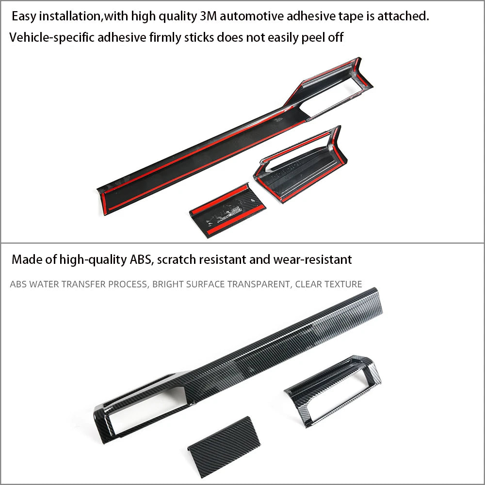 Toyota Hilux Carbon Fibre Console & Vent Trim