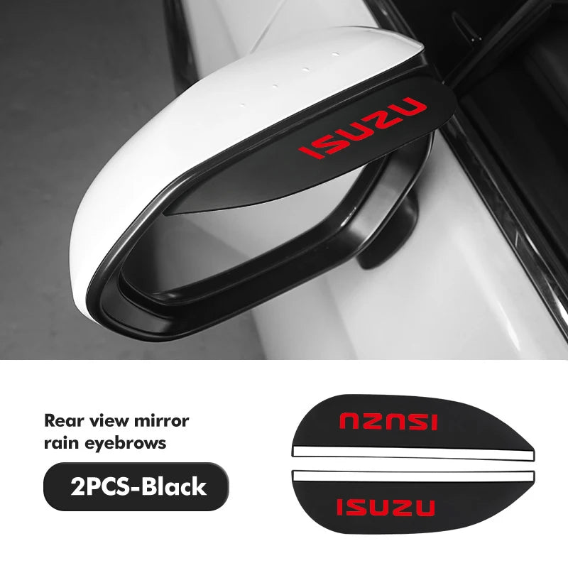 Isuzu D-Max Rain Guard Mirror Stickers