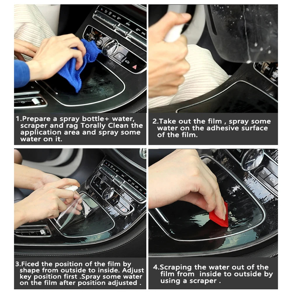 Ford Ranger Interior TPU Anti-Scratch Film