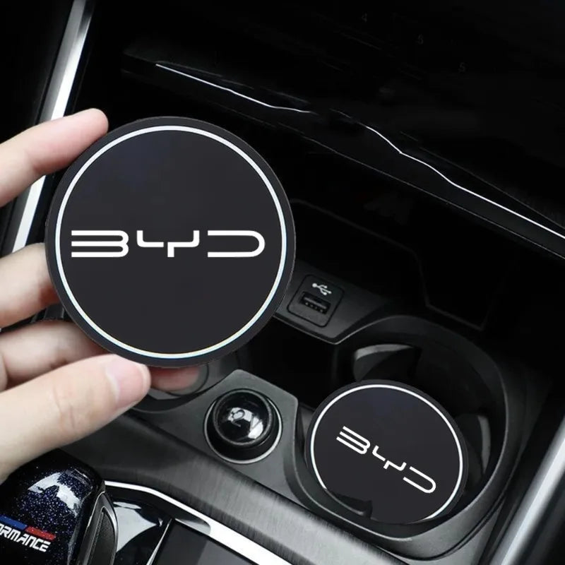 BYD Cup Holder Coaster Mats (2pc)