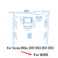 Toyota Hilux Interior Protective Film Kit
