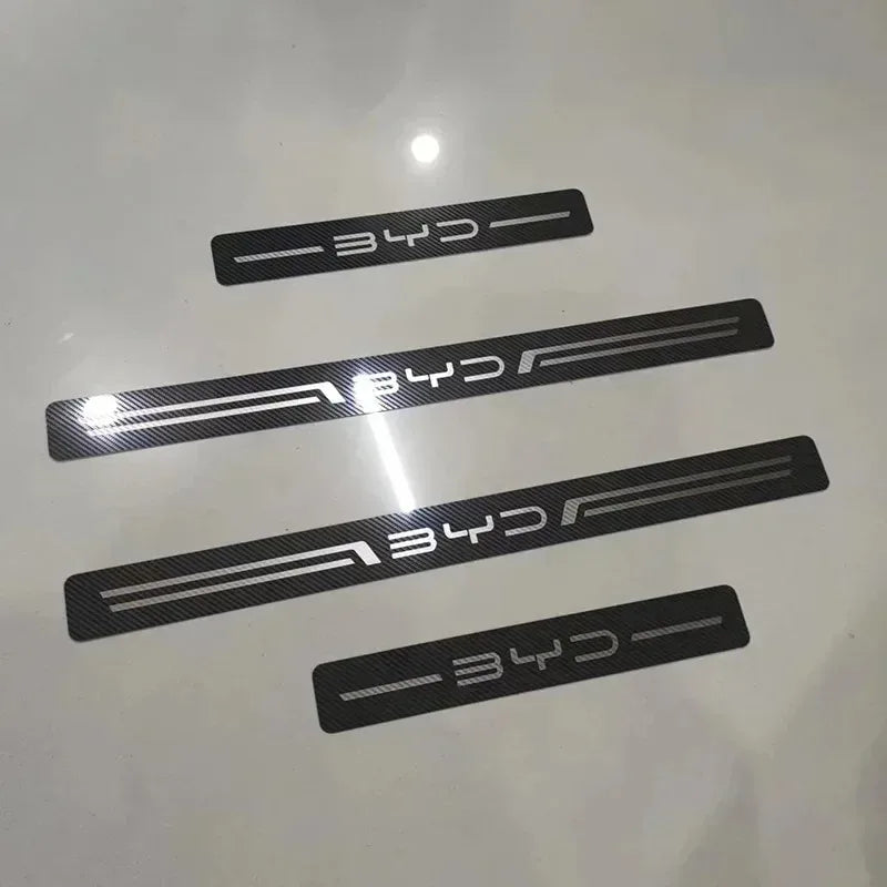 BYD Stainless Steel Door Sill Protectors (Set of 4)
