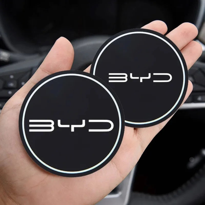 BYD Cup Holder Coaster Mats (2pc)