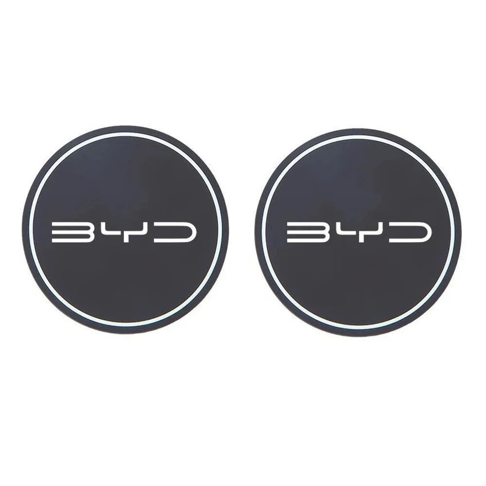 BYD Cup Holder Coaster Mats (2pc)