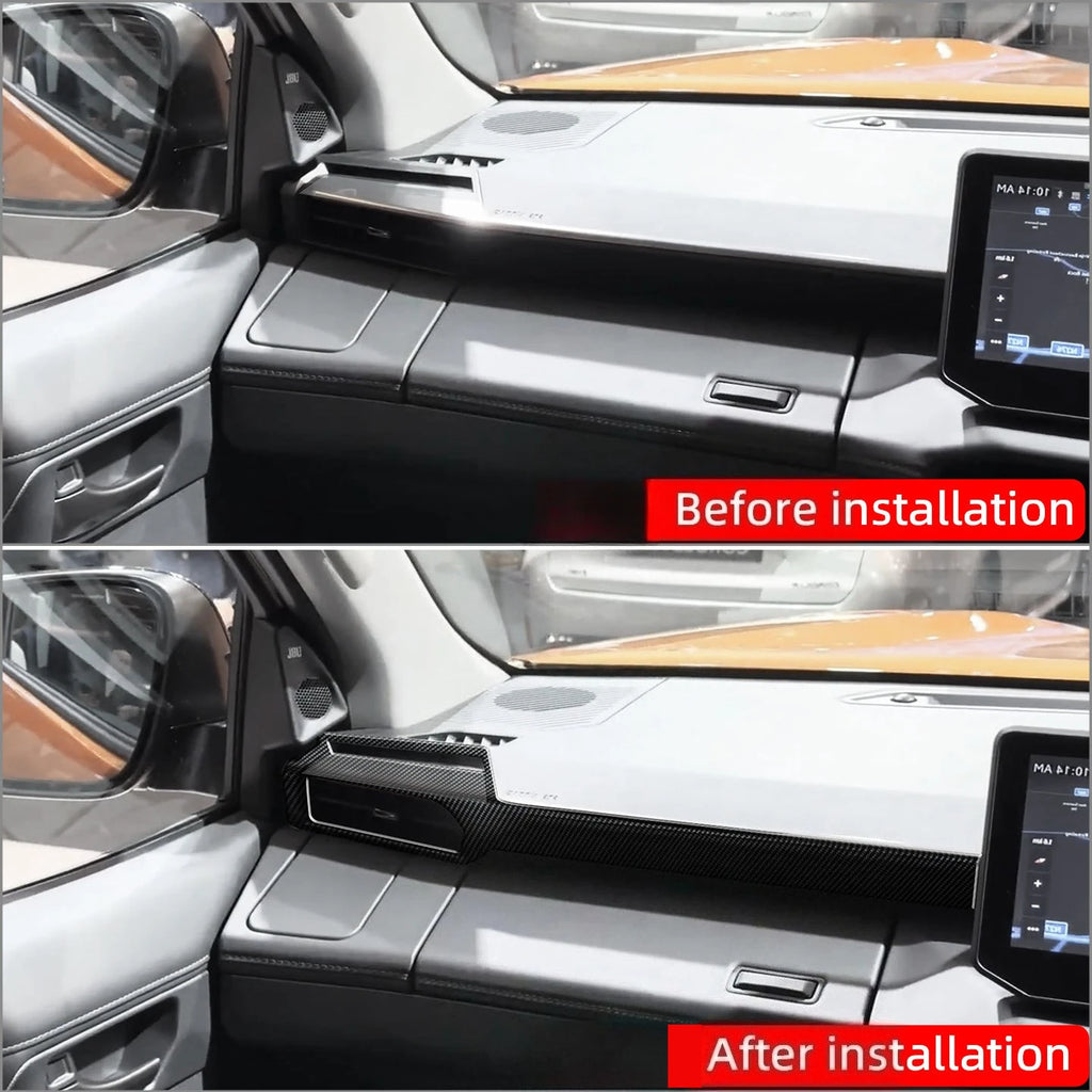 Toyota Hilux Carbon Fibre Console & Vent Trim