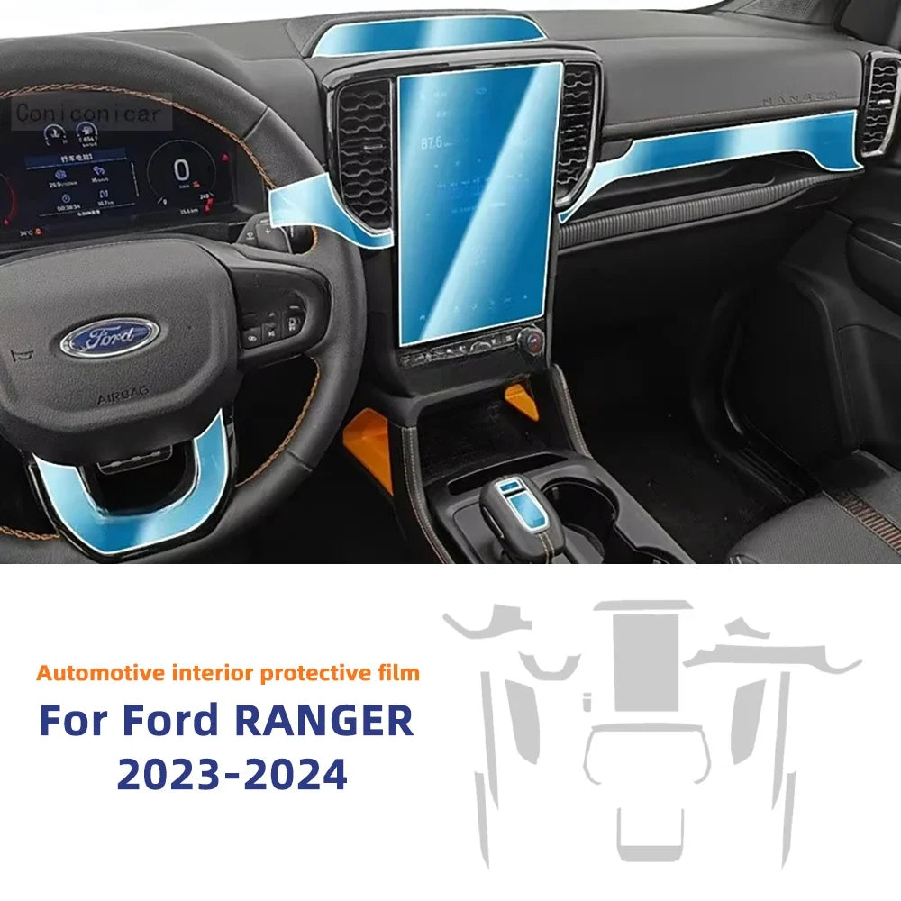 Ford Ranger Interior TPU Anti-Scratch Film