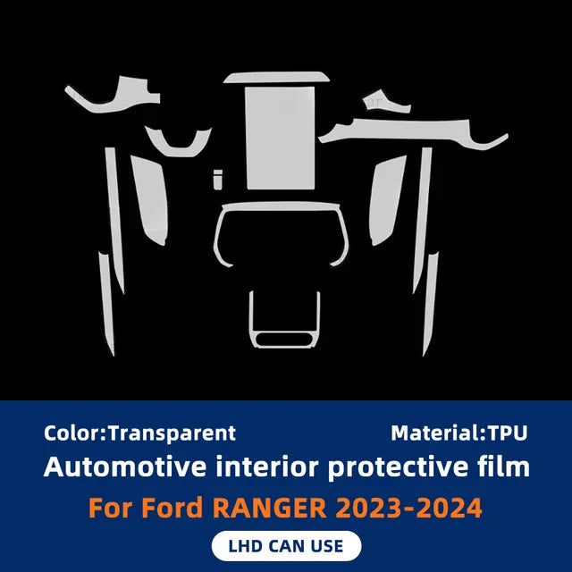 Ford Ranger Interior TPU Anti-Scratch Film