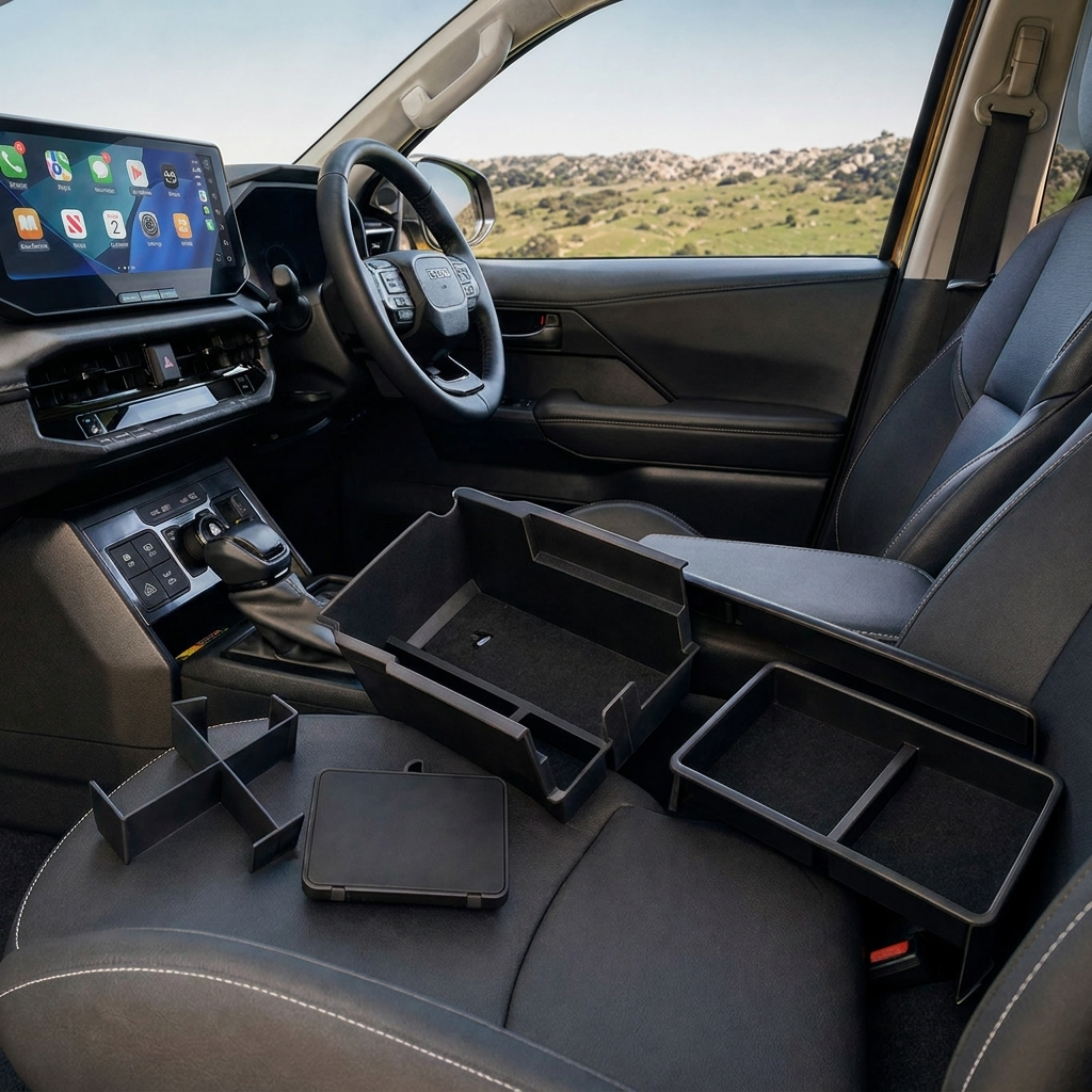 Toyota Hilux Console & Armrest Storage Box