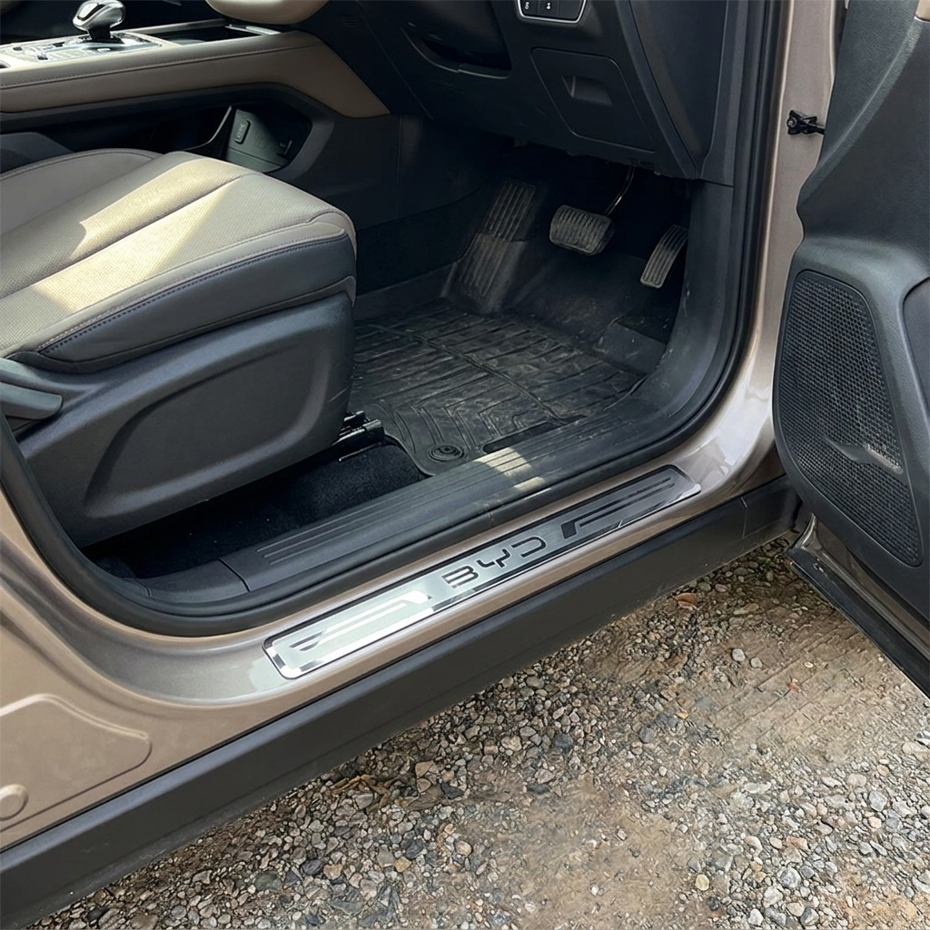 BYD Stainless Steel Door Sill Protectors (Set of 4)