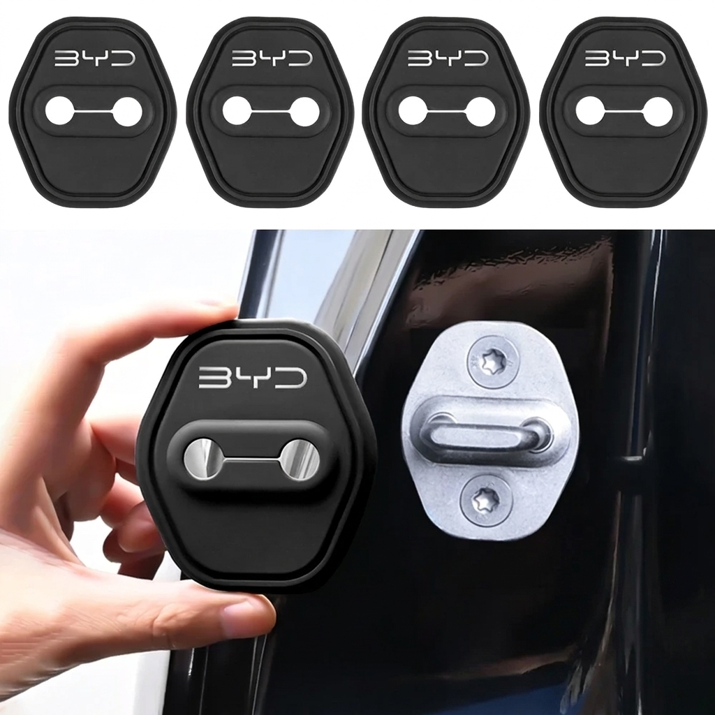 BYD Silicone Door Lock Cover Set (4-Piece)