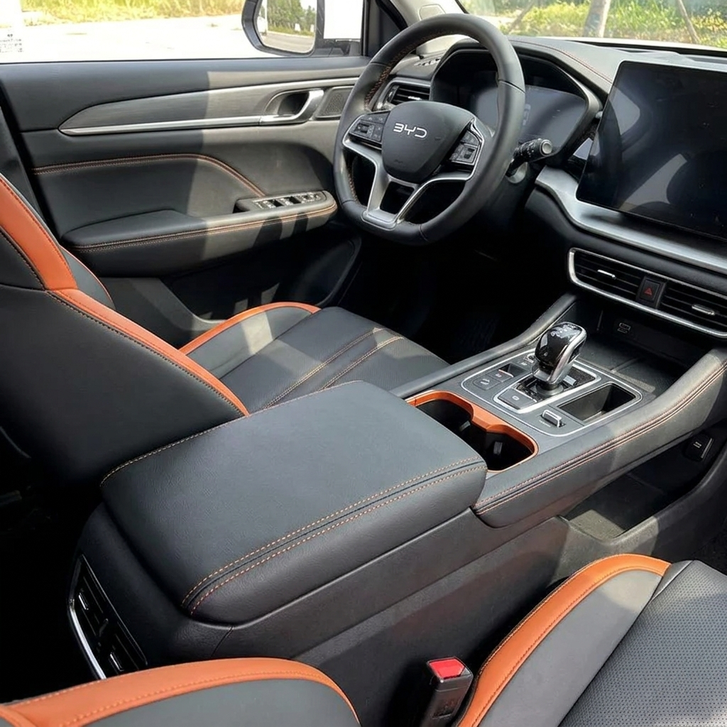 BYD Shark Leather Armrest Cover
