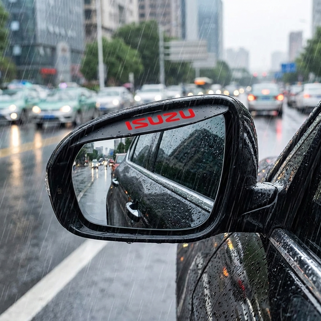 Isuzu D-Max Rain Guard Mirror Stickers