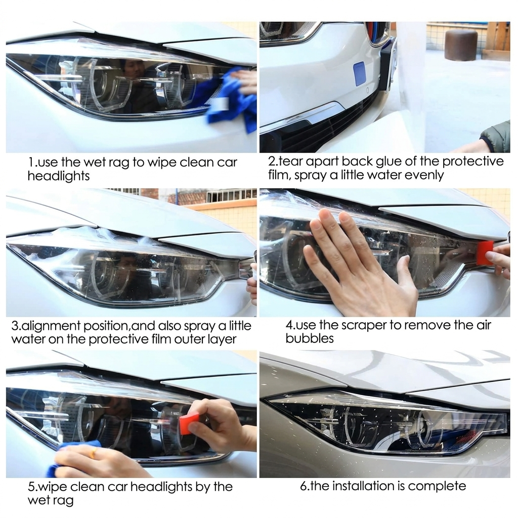 Ford Ranger Headlight Protective Film
