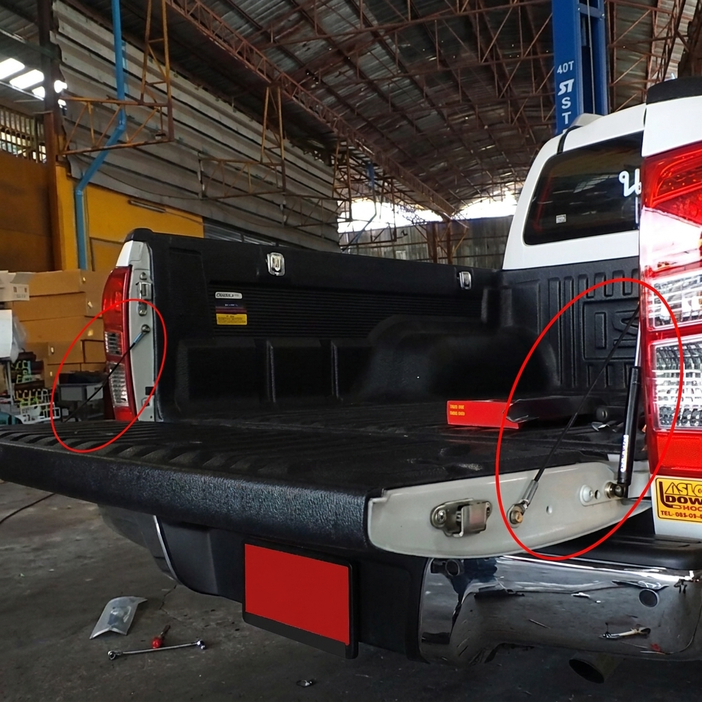 Isuzu D-Max Tailgate Slow-Down Damper